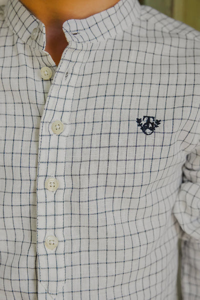 Marine check shirt by Tartine Et Chocolat