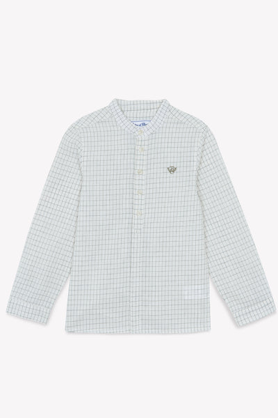 Green check shirt by Tartine Et Chocolat