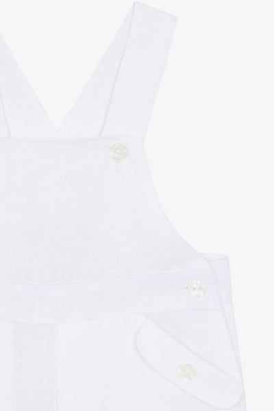 White linen overalls by Tartine Et Chocolat