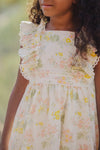 Floral linen dress by Tartine Et Chocolat