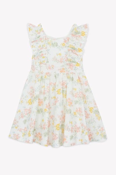 Floral linen dress by Tartine Et Chocolat