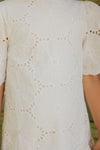 Eyelet flower white dress by Tartine Et Chocolat