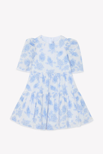 Blue floral dress by Tartine Et Chocolat