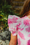 Pink printed dress by Tartine Et Chocolat