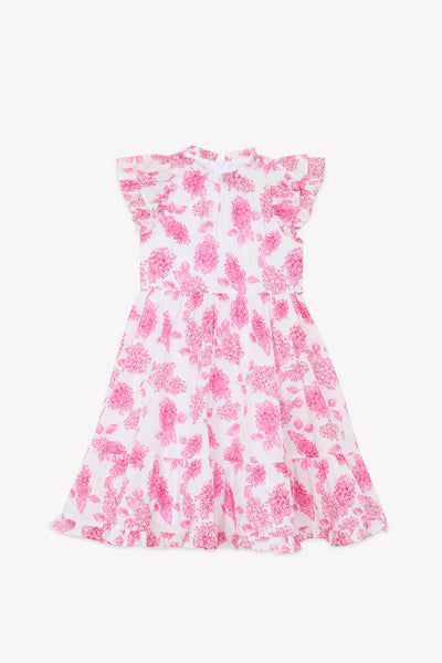 Pink printed dress by Tartine Et Chocolat