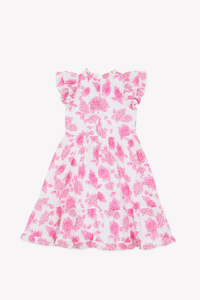 Pink printed dress by Tartine Et Chocolat