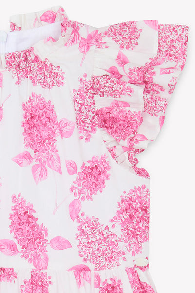 Pink printed dress by Tartine Et Chocolat