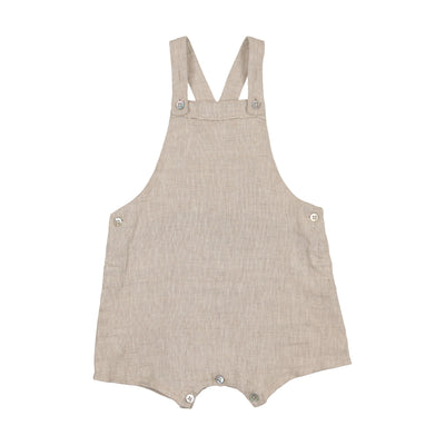 Sand linen overalls by Coco Blanc