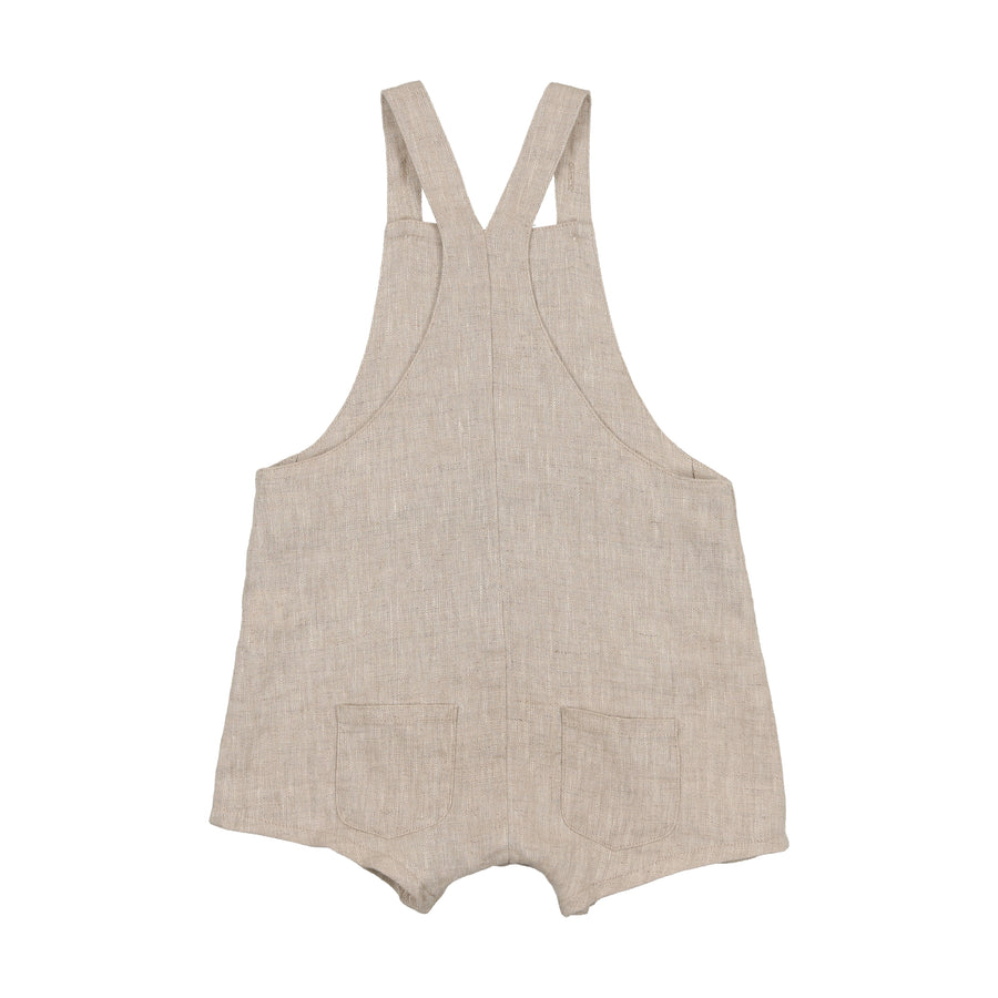 Sand linen overalls by Coco Blanc