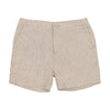 Dress sand linen shorts by Coco Blanc