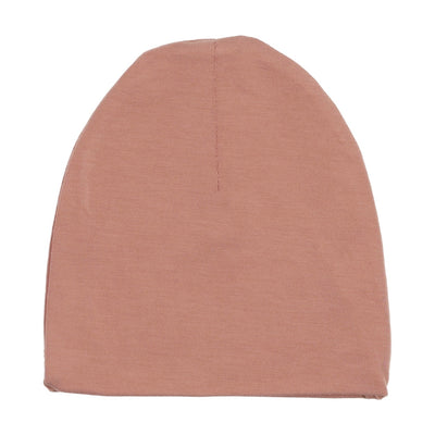 Cherry graphic apricot footie + beanie by Lilette