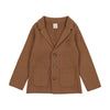 Crest knit camel blazer by Lil Leggs