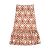 Frill detail paisley skirt by Atelier Parsmei