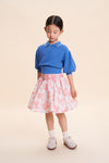 Selene toile pink skirt by C'era Una Volta