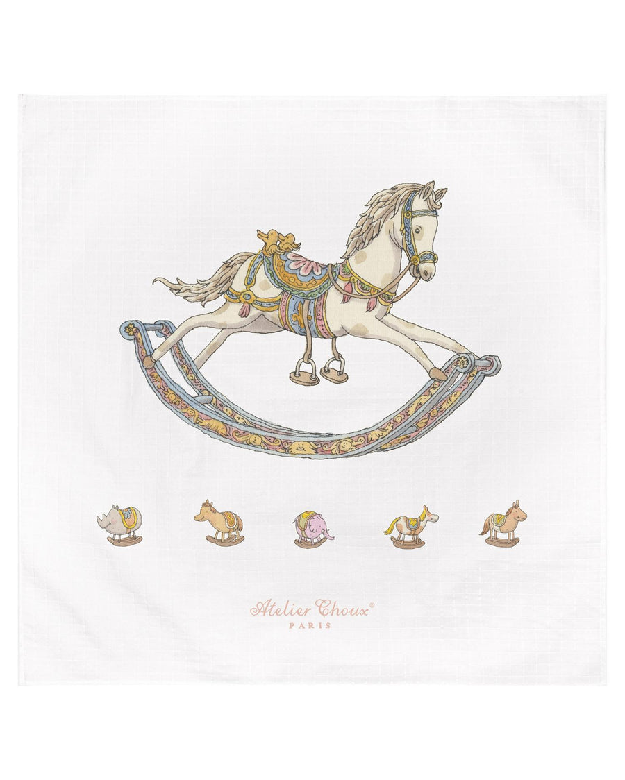 Rocking horse swaddle by Atelier Choux