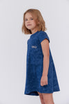 Rib blue dress by Crew Kids