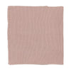 Crochet trim pink blanket by Bee & Dee