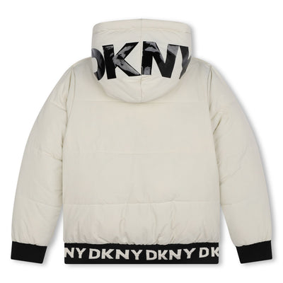 Waisted reversible coat by DKNY