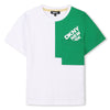 Colorblock green t-shirt by DKNY