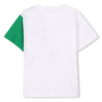 Colorblock green t-shirt by DKNY