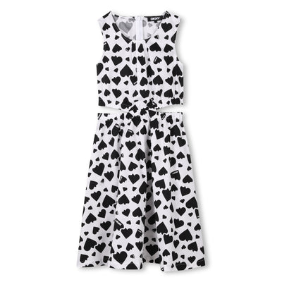 Heart printed dress by DKNY