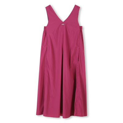 Sleeveless pink midi dress by DKNY