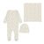 Dainty white/floral layette set by Lilette