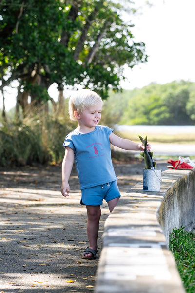 Blue toddler set by Lil Leggs