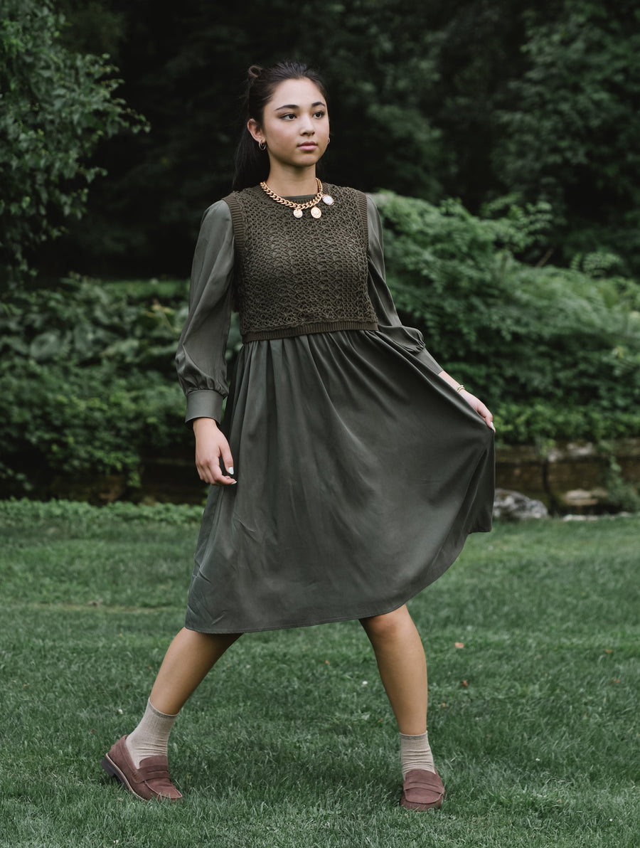 Molly green dress by Sweet Threads