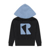 Denim hood scuba bomber by Retro Kid