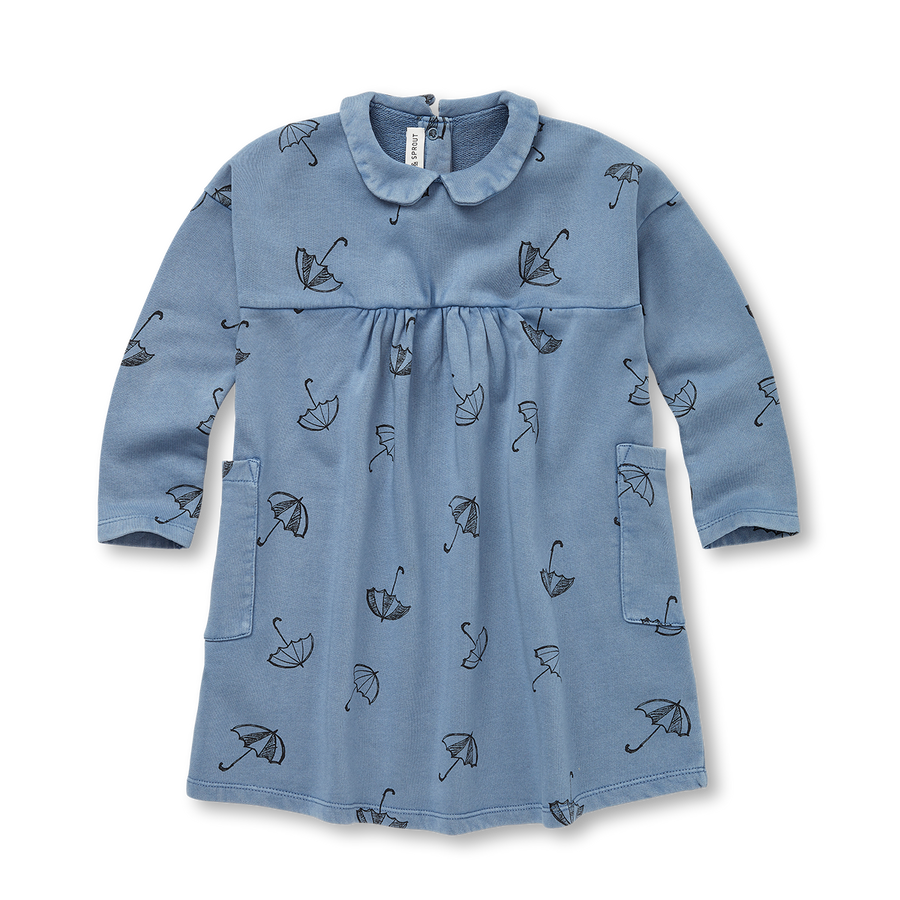 Umbrella print collar dress by Sproet & Sprout