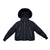 Black zip black fur coat by Ellabee