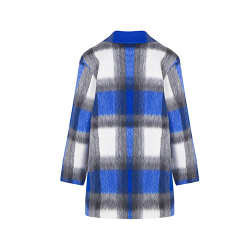 Check plaid coat by MSGM