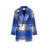 Check plaid coat by MSGM