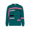 Teal knit sweater by MSGM