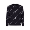 Scribble print black sweatshirt by MSGM