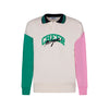 Cheer print polo sweatshirt by MSGM