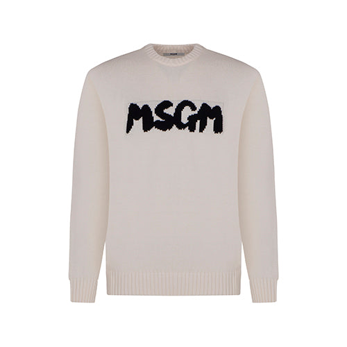 Cream sweater by MSGM