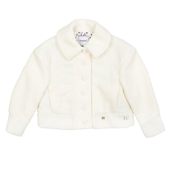 Sherpa off white coat by Pinko