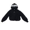 Black bubble logo hoodie by MSGM