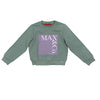 Purple square sweatshirt by Max & Co