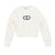 Furry T logo sweater by Twinset