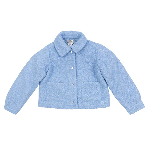 Sherpa blue jacket by Twinset