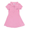 Pink piquet polo dress by MSGM