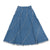 Fray design blue denim skirt by Alexandre Laurent