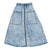 Acid wash denim front pockets skirt by Alexandre Laurent