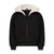 Fur lined black sweatshirt by Scotch Bonnet