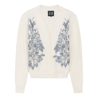 Embroidered cardigan by Gem