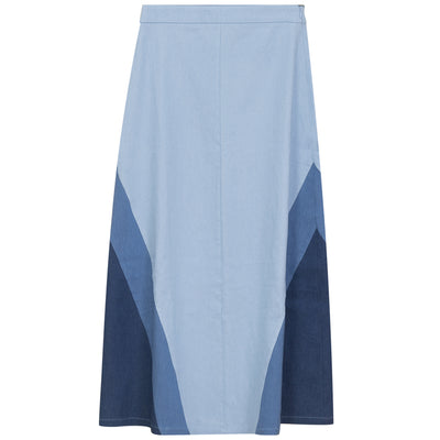 3 tone denim skirt by Gem