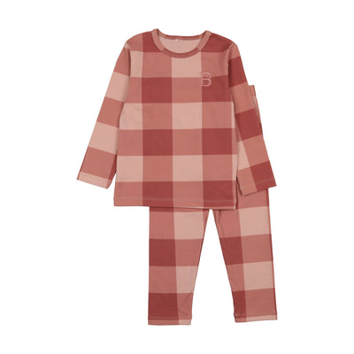 Berry grid pajamas by Bonjoy